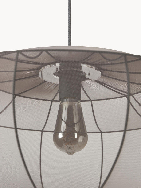 23.62 Inch Tulle Pendant Light - Gray