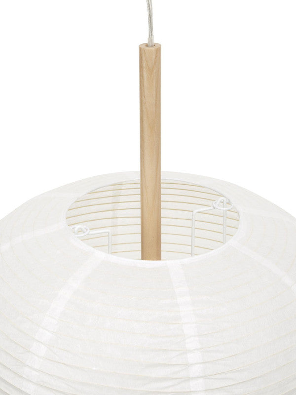 13.78 Inch Rice Paper Design Pendant Light