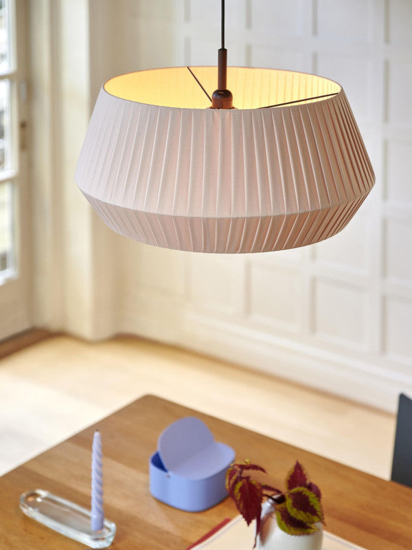 20.87 Inch  Classic Pendant Light In Fabric